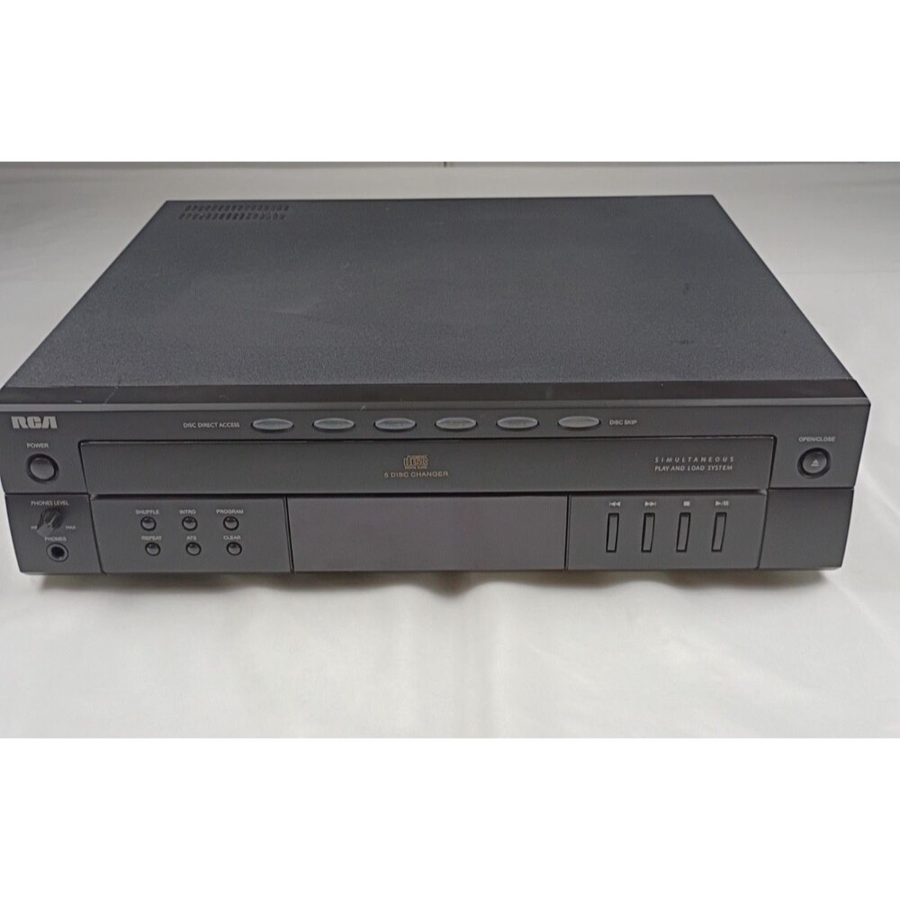 RCA RP-8075RS 5-Disc CD Changer Carousel Player TESTED WORKING (No Remote)